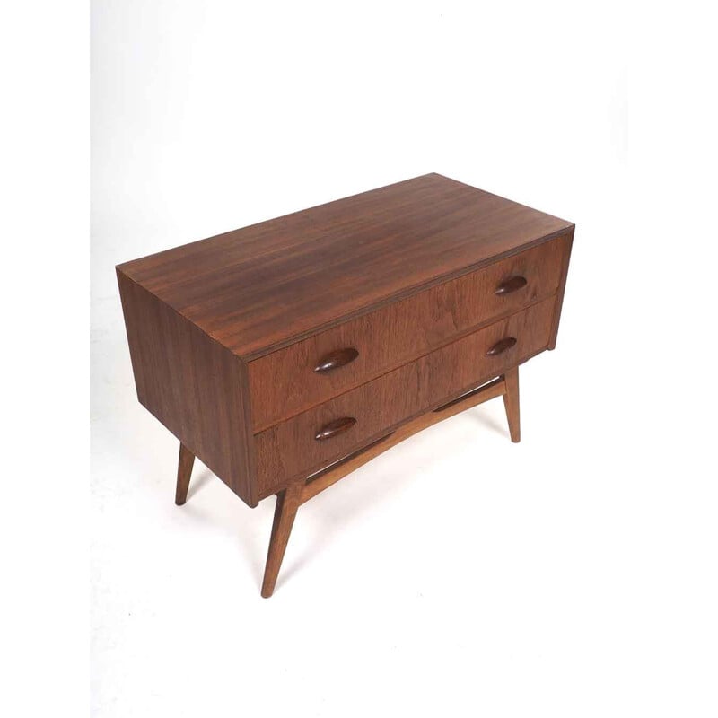 Vintage teak chest of drawers, 1950s