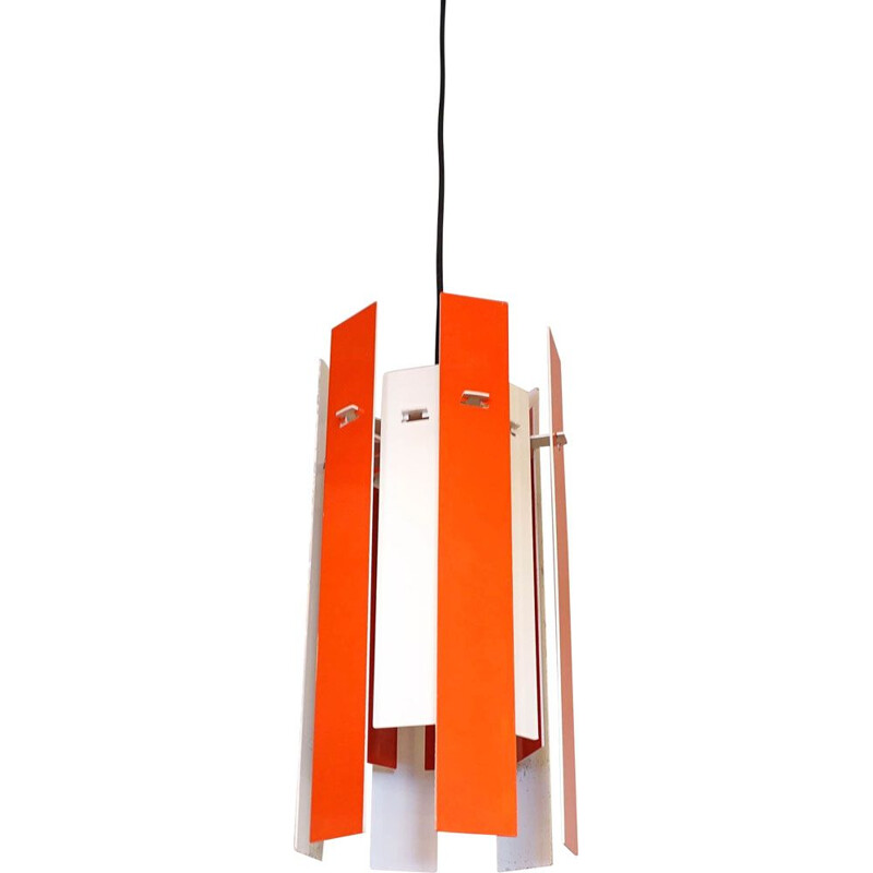 Vintage cocktail pendant lamp by Henning Rehhof for Fog & Morup, Denmark 1970s