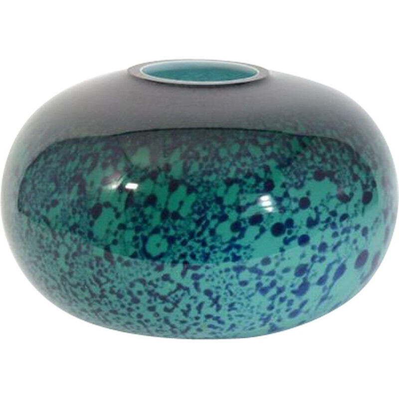 Vintage Vase aus Muranoglas Modell aus gefüttertem Glas