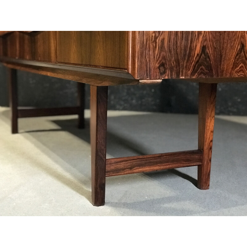 Vintage rosewood highboard by E.W. Bach for Sejling Skabe, Denmark 1960s