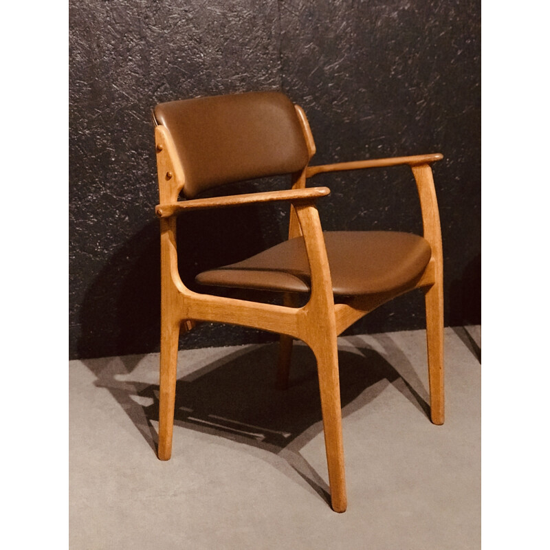 Set of 6 vintage Model 49 chairs by Erik Buch, Denmark 1960s