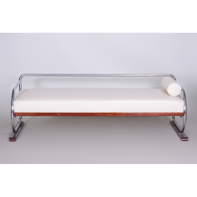 Vintage white sofa by Slezák, Czechia 1930s 