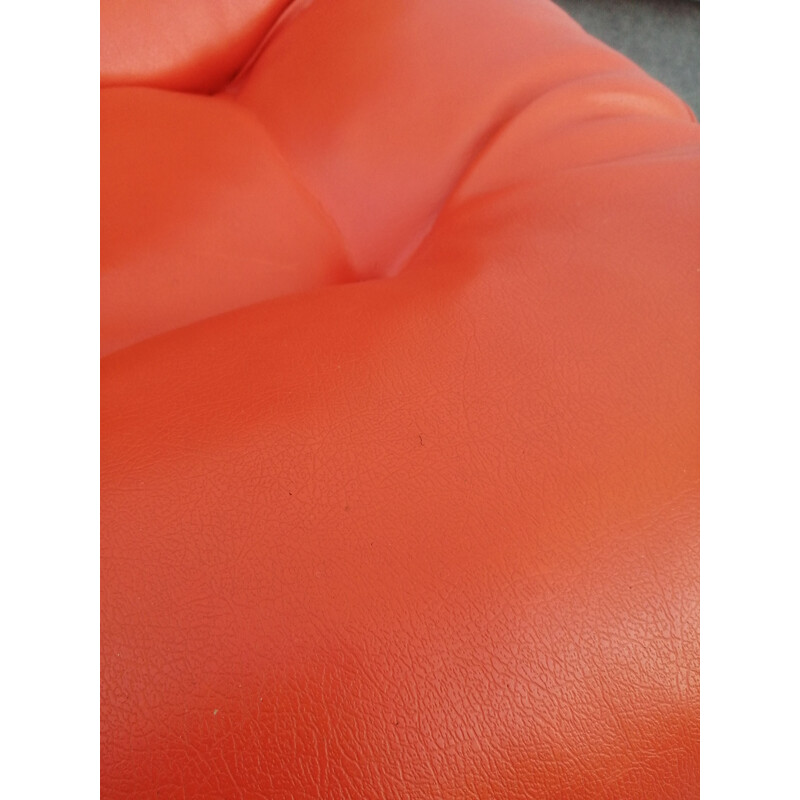 Vintage Pixi orange armchair by Gillis Lundgren for Ikea, 1970s