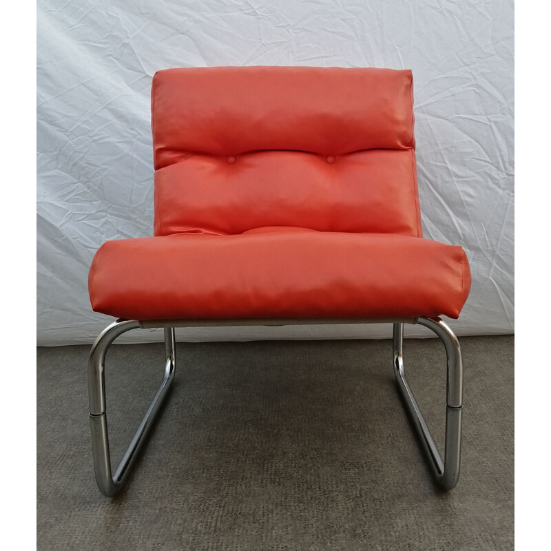 Vintage-Sessel Pixi orange von Gillis Lundgren für Ikea, 1970