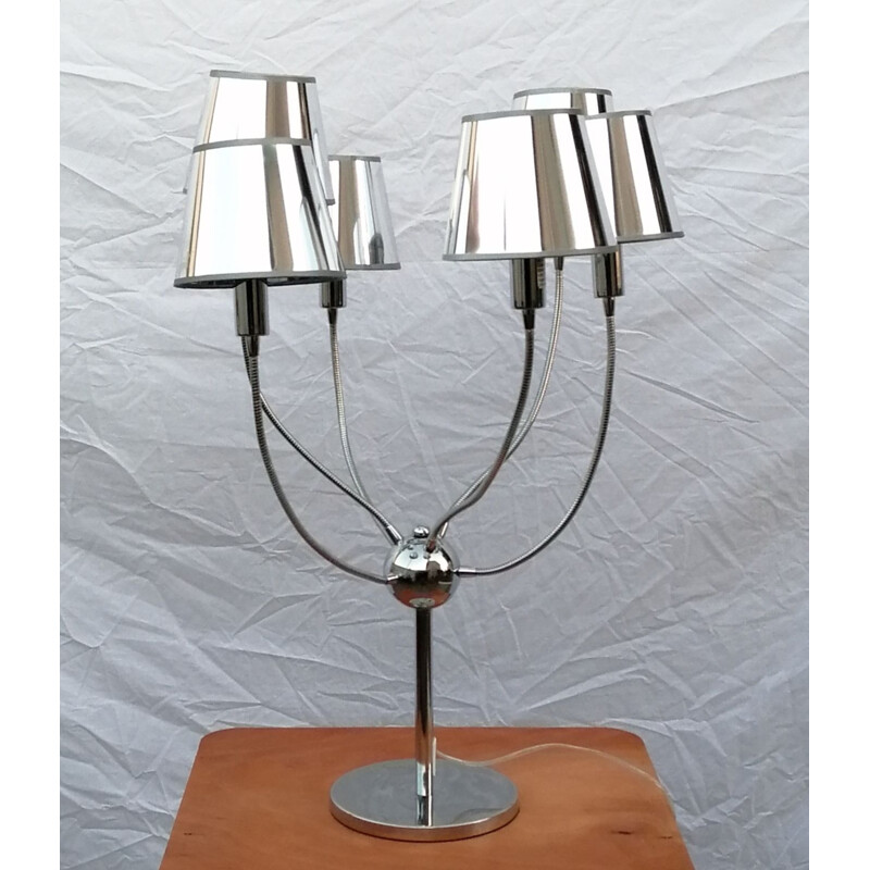 Now's Home France Space Age table lamp with 6 branches