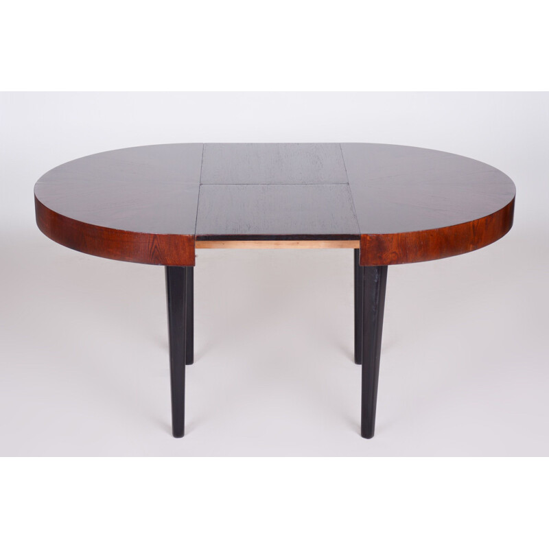 Vintage Halabala dining table by Up Závody, Czech Republic 1940