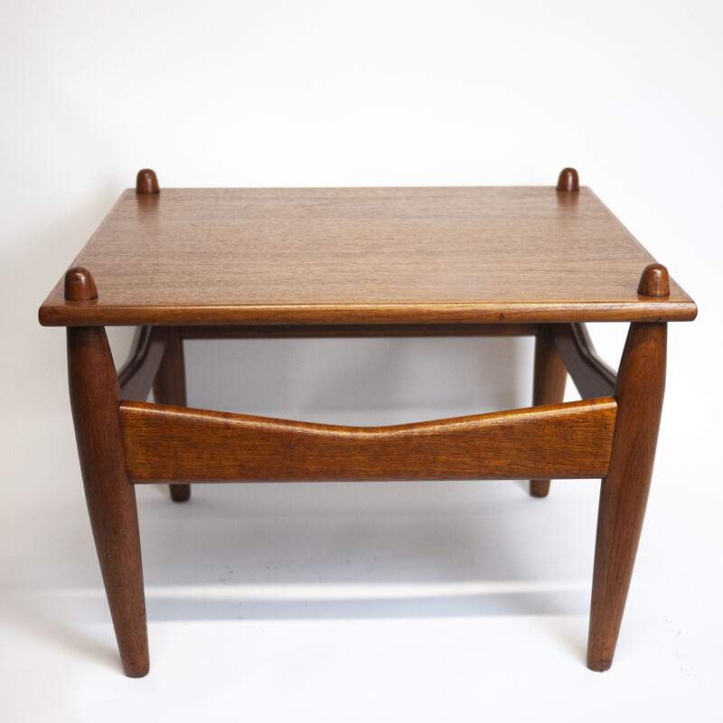 Scandinavische vintage teakhouten salontafel 272 van Illum Wikkelsø, 1950