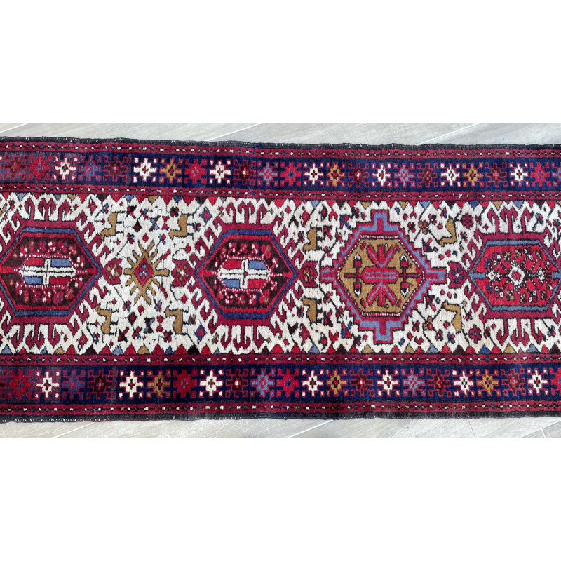 Vintage Persian hallway rug 