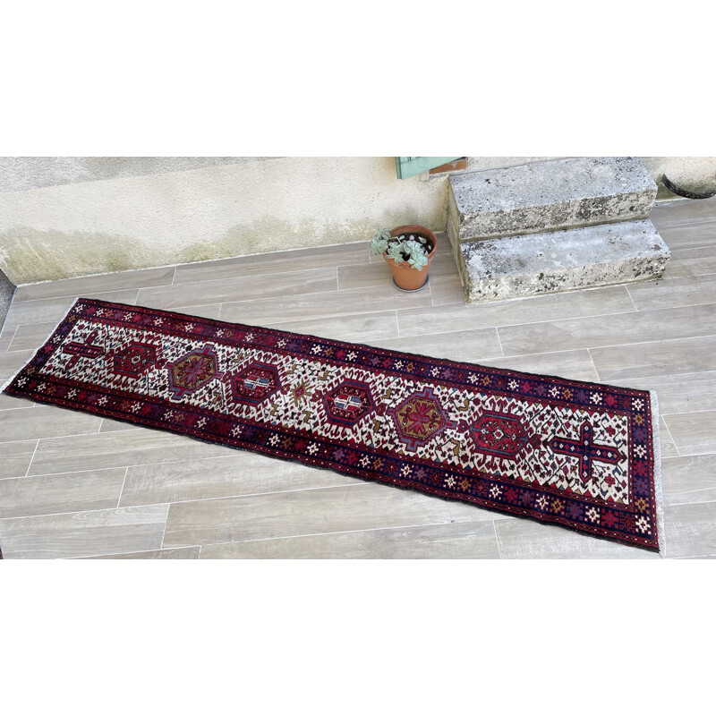Vintage Persian hallway rug 