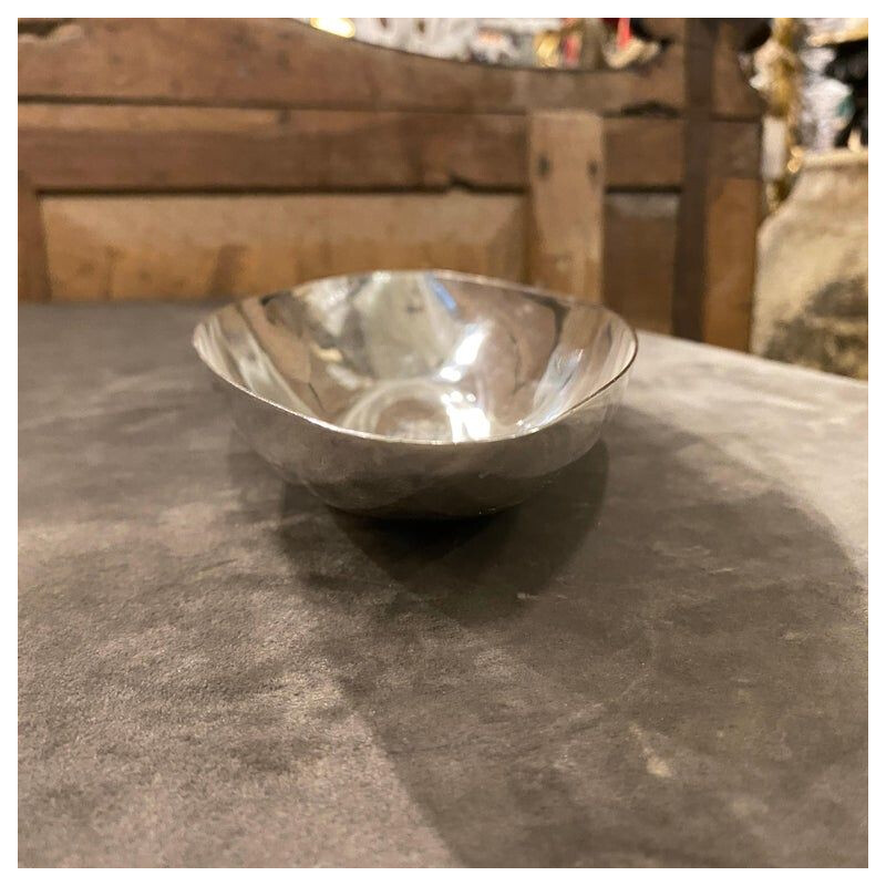 Mid-century Modernist silver plated bowl by Lino Sabattini for Christofle, 1960s