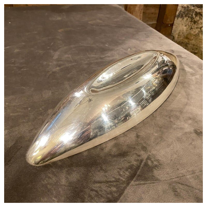 Mid-century Modernist silver plated bowl by Lino Sabattini for Christofle, 1960s