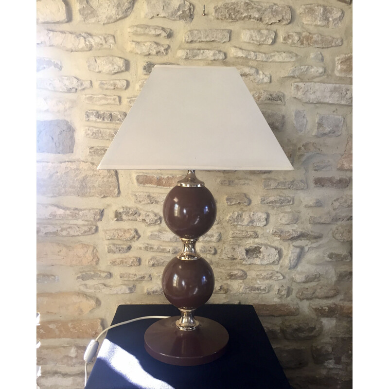 Large vintage neo-classical lamp by Philippe Barbier, 1970
