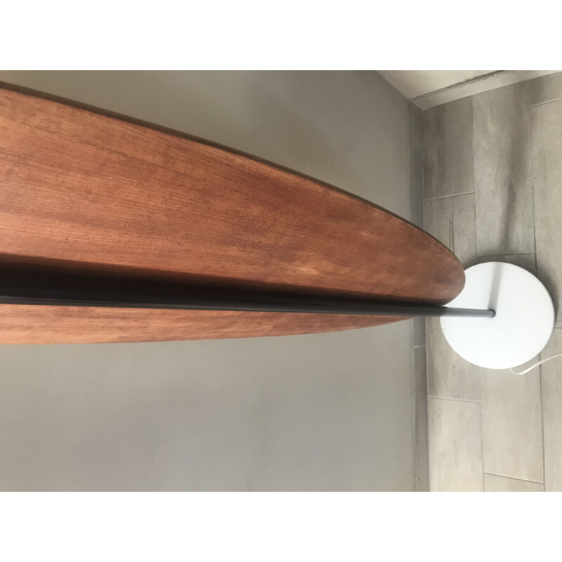 Lampada da surf vintage con base in marmo di Gioffredo Reggiani, 1960