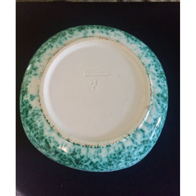 Vintage ceramic bowl by Elchinger