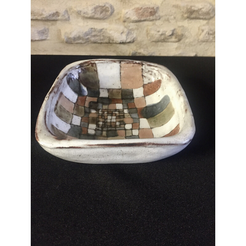 Taza de cerámica vintage de Paul Quéré para Le Minotaure