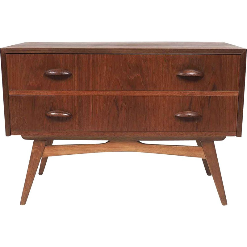 Vintage teak chest of drawers, 1950s