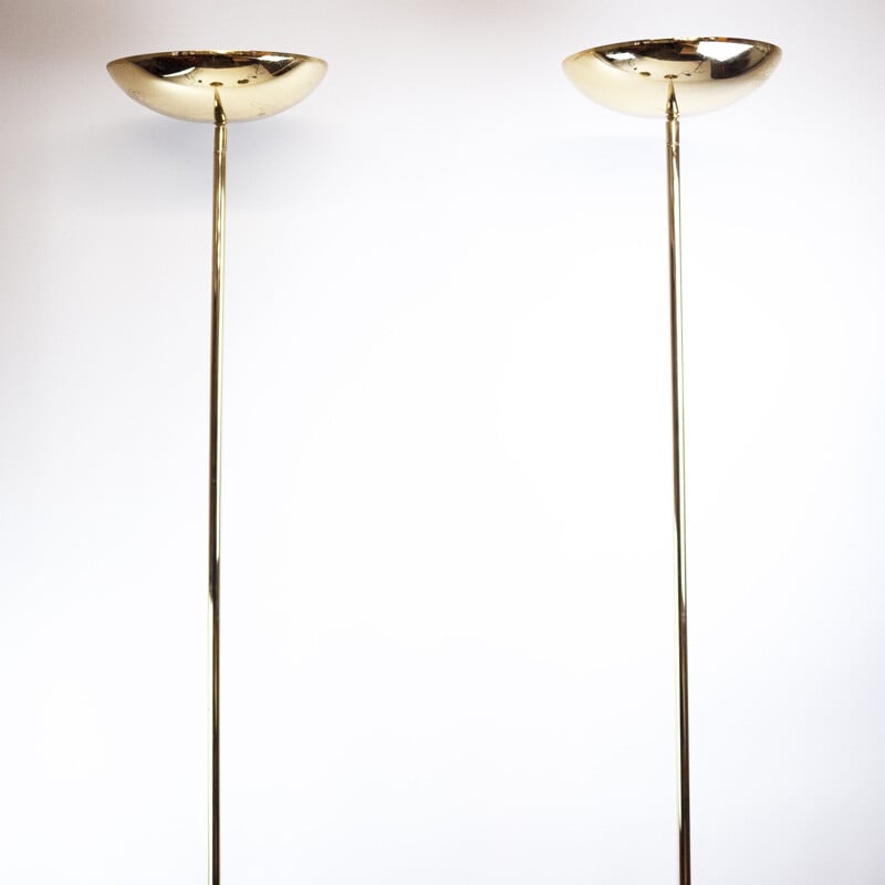 Pair of vintage Italian halogen floor lamps by Ilmo Illuminazione, 1990s