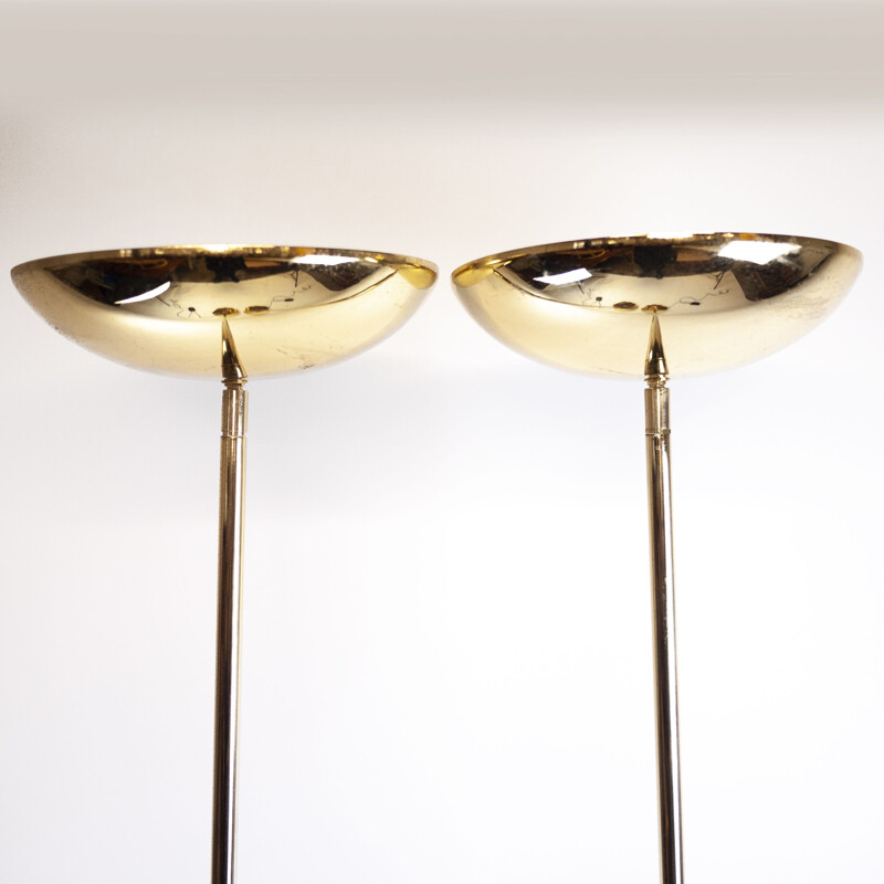 Pair of vintage Italian halogen floor lamps by Ilmo Illuminazione, 1990s