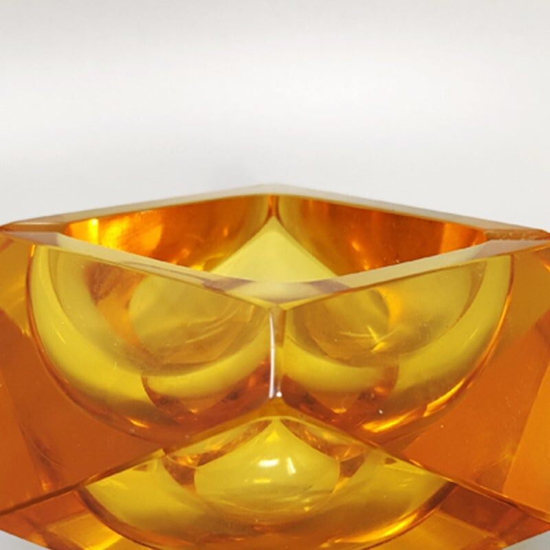 Vintage Murano ashtray by Flavio Poli for Seguso, Italy1960s