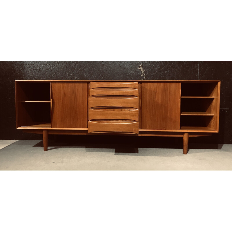 Mid century teak sideboard by Arne Vodder for Sibast, Denmark 1960s