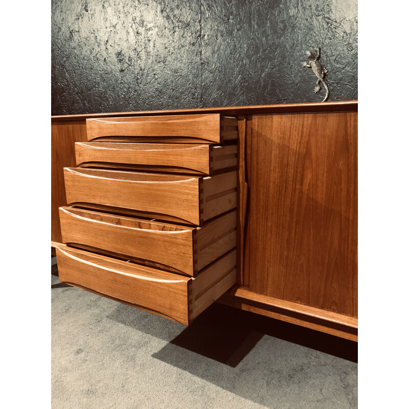 Mid century teak sideboard by Arne Vodder for Sibast, Denmark 1960s