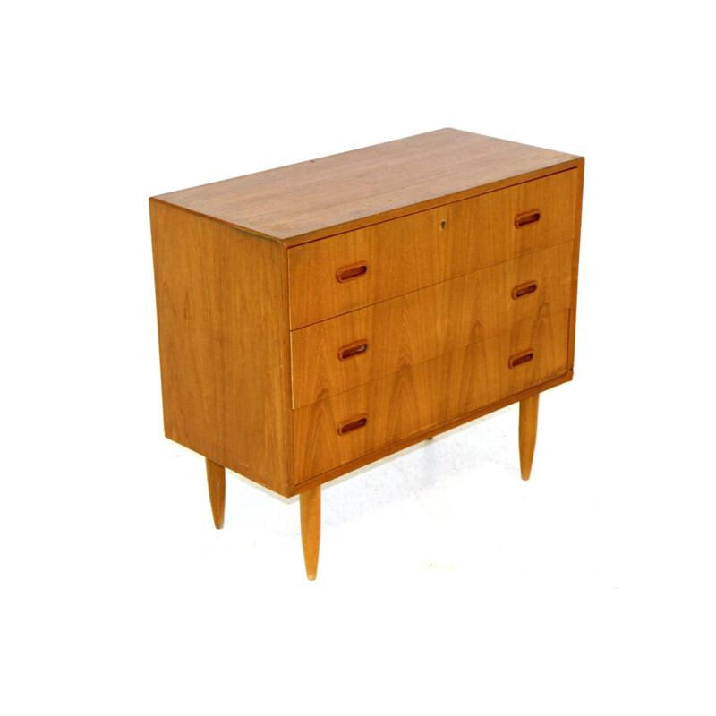 Scandinavian vintage teak chest of drawers, Sweden 1960