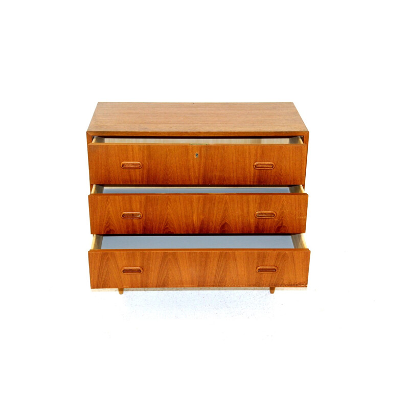 Scandinavian vintage teak chest of drawers, Sweden 1960