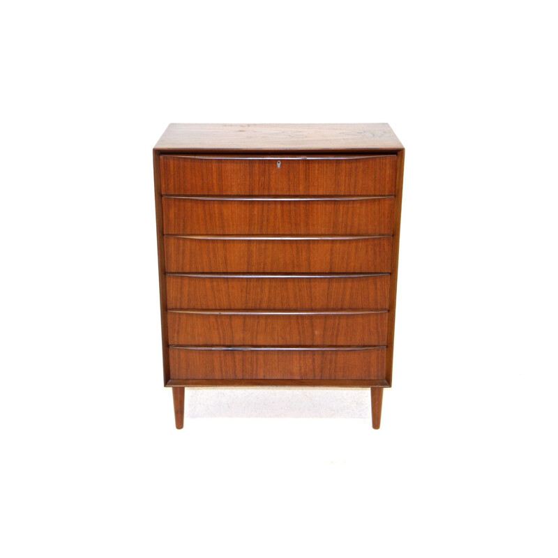 Vintage teak chest of drawers, Sweden 1960