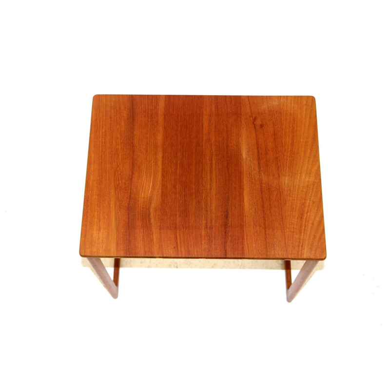 Vintage teak side table by Yngvar Sandström for Seffle Möbelfabrik, Sweden 1960