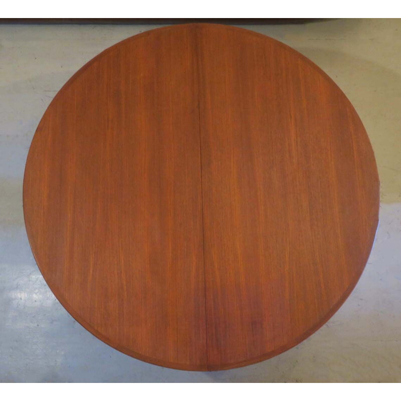 Vintage circular table Denmark 1960s