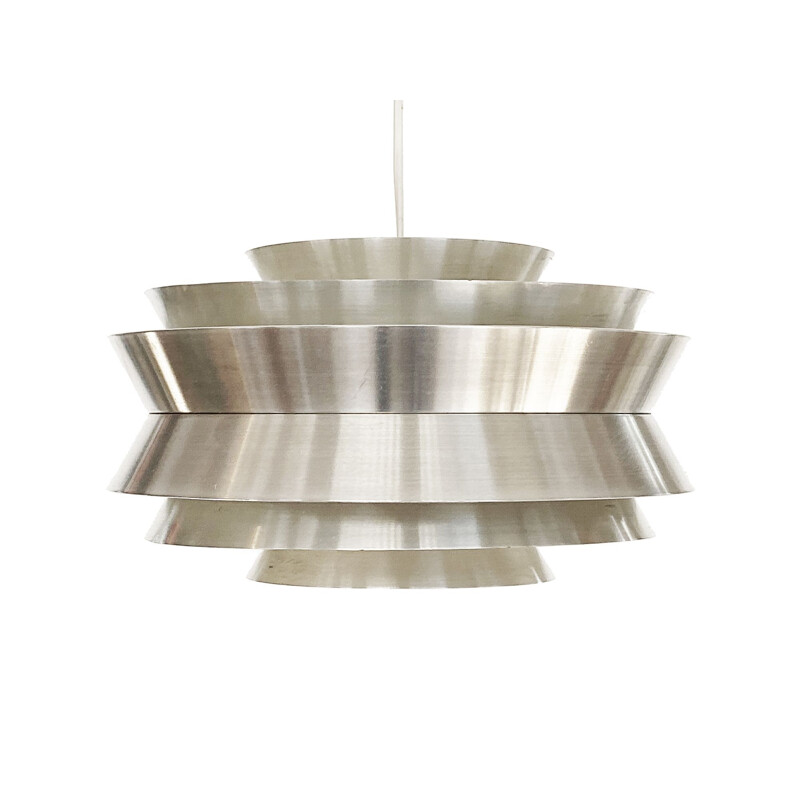 Vintage pendant lamp "Trava" by Carl Thore for Granhaga Metallindustri, Sweden 1960s