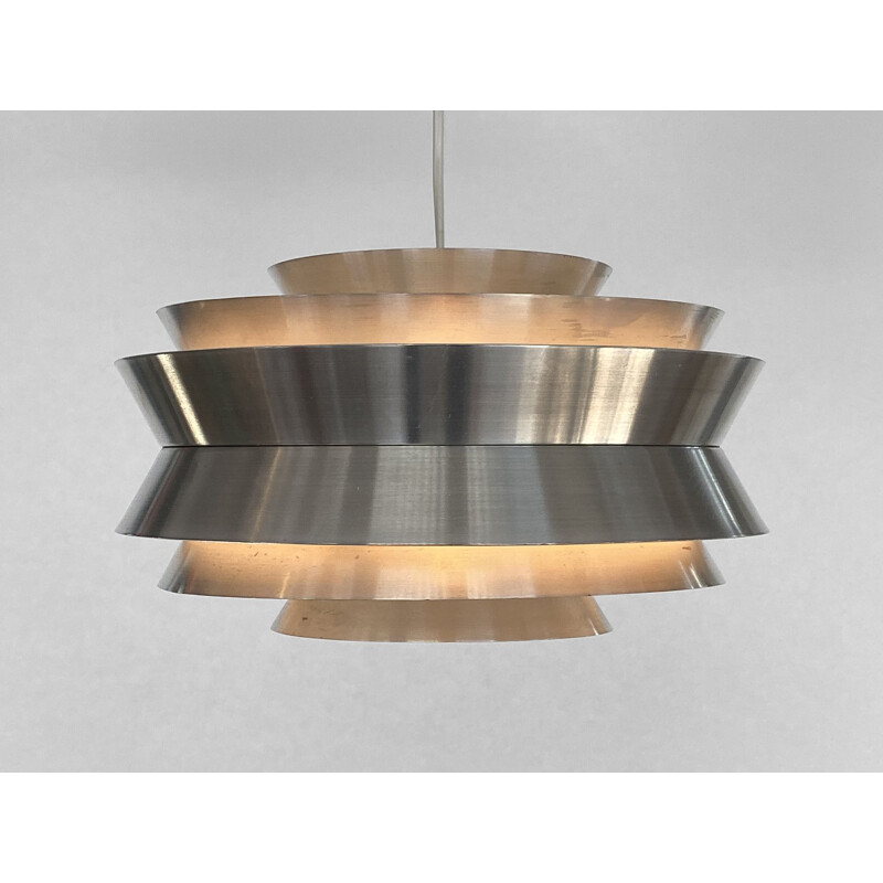 Vintage pendant lamp "Trava" by Carl Thore for Granhaga Metallindustri, Sweden 1960s