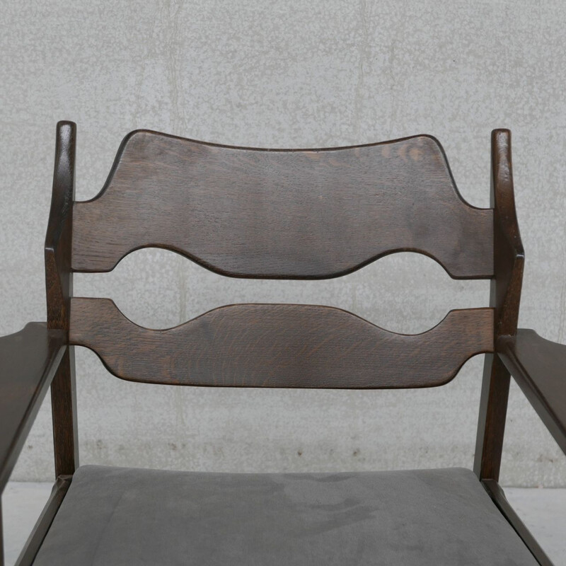 Fauteuil danois vintage Razor en chêne par Henning Kjaernulf, 1960