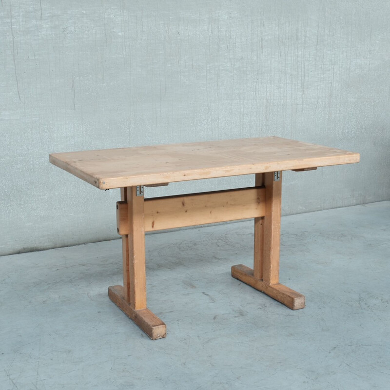 Table française vintage Les Arcs, sélection Charlotte Perriand, 1960