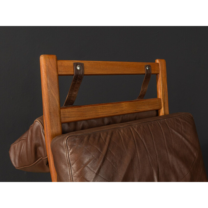Vintage-Sessel mit Fußstütze von Illum Wikkelsø für N. Eilersen As, Dänemark 1960