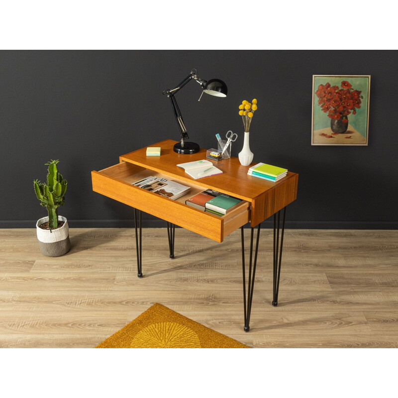 Vintage teak desk Omnia by Hilker, Germany 1960s