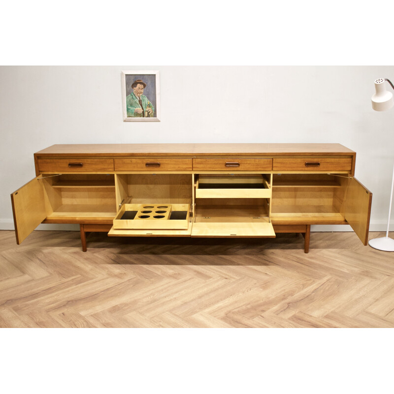 Teak vintage sideboard by White & Newton, UK 1960s