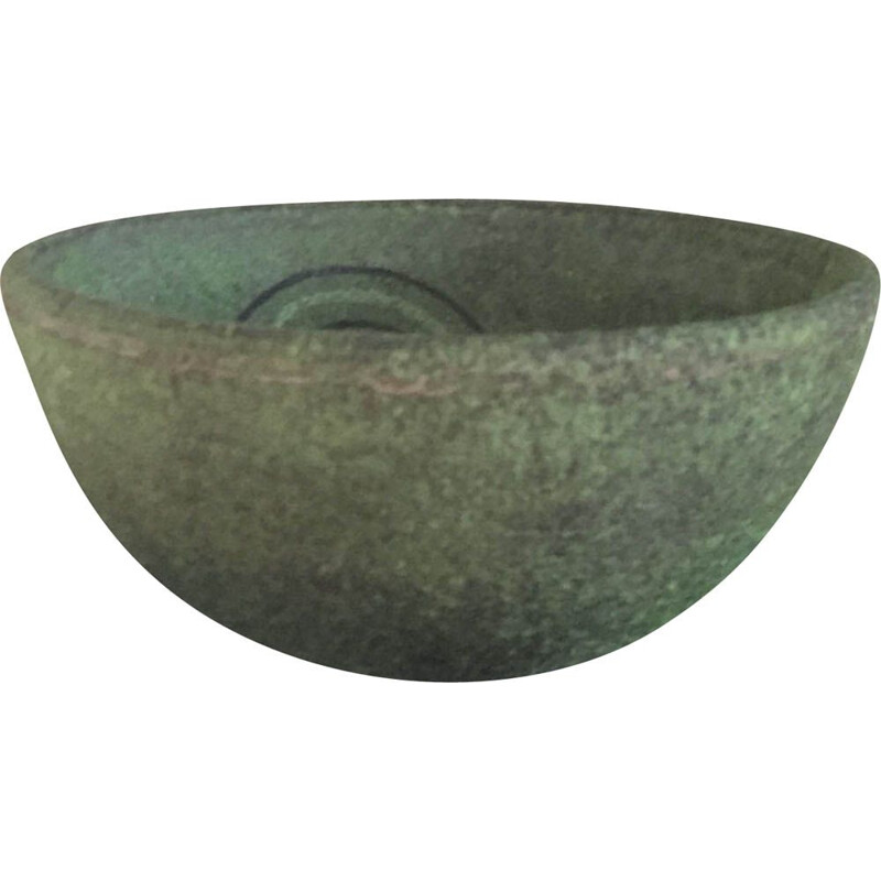 Vintage ceramic bowl by Aldo Londi for Bitossi