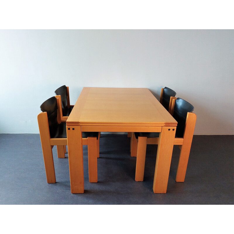 Vintage dining set by Ibisco, Italy 1970s