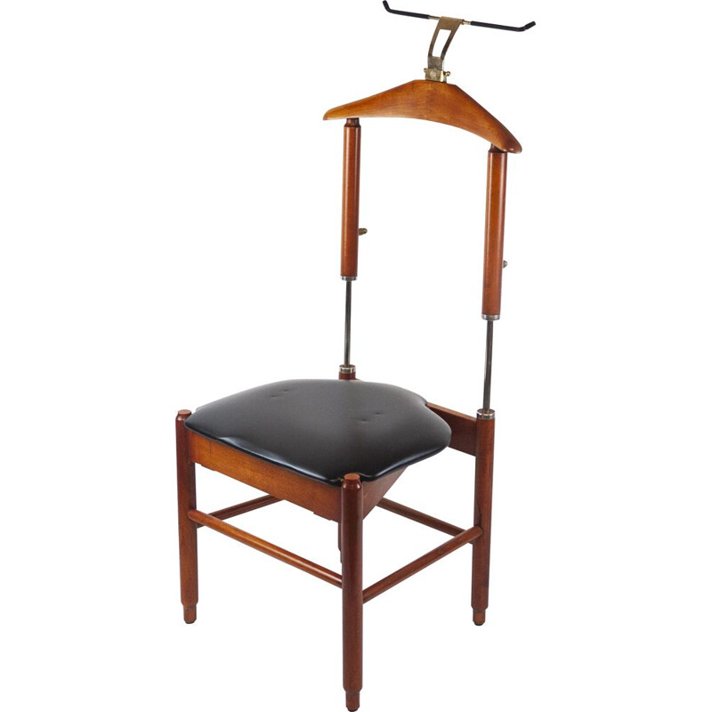 Silla de teca vintage de Fratelli Reguitti, Italia 1960