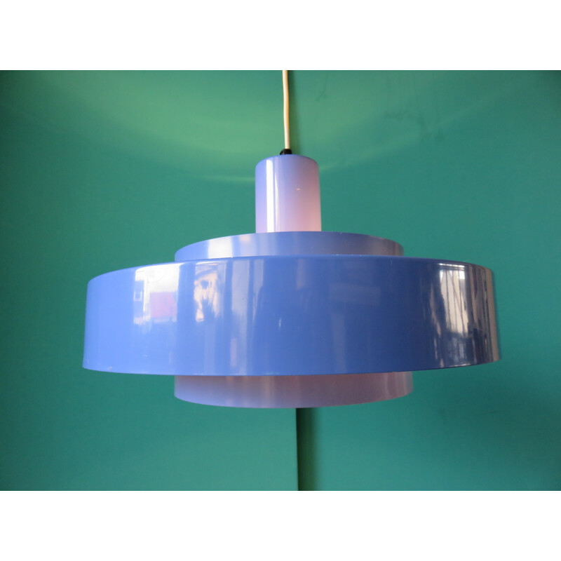 Fog & Marup "Equator" hanging lamp in lavandel lacquered metal - 1960s