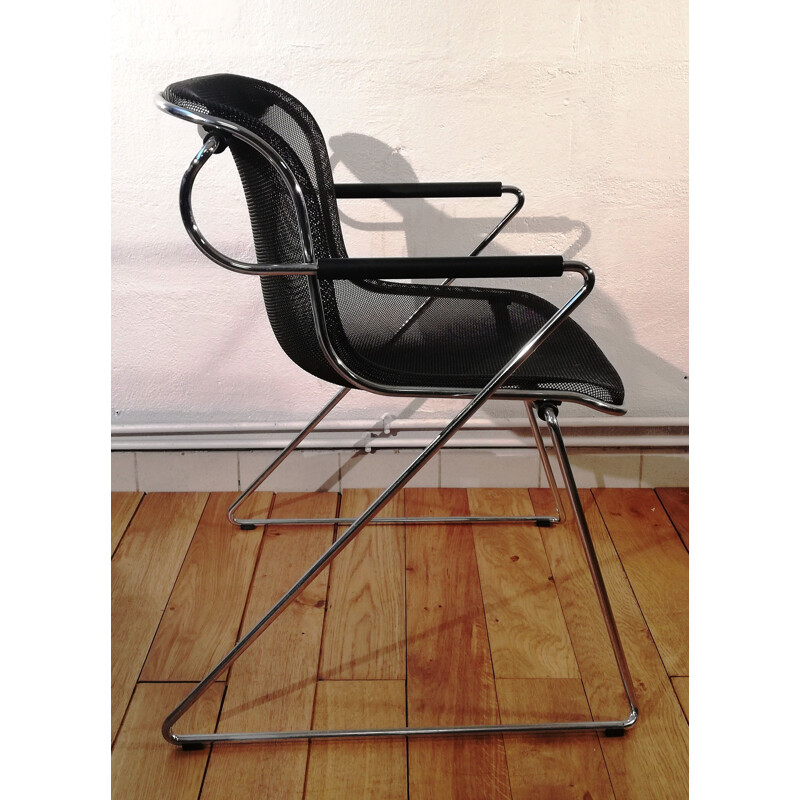Vintage Penelope stoel van Charles Pollock, 1980