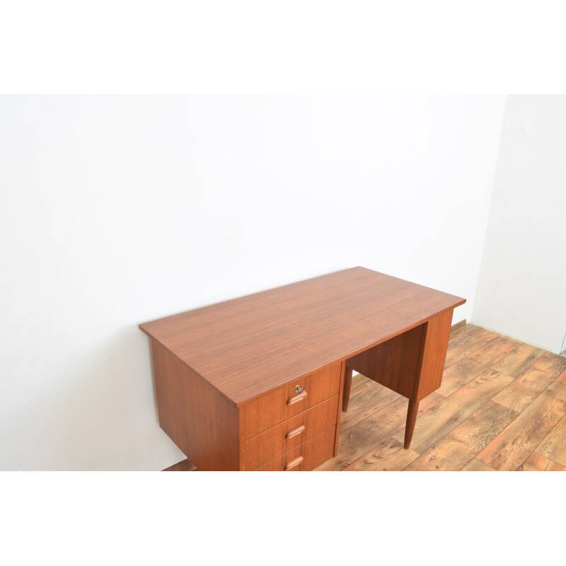 Mid-century Norwegian teak desk, 1960s