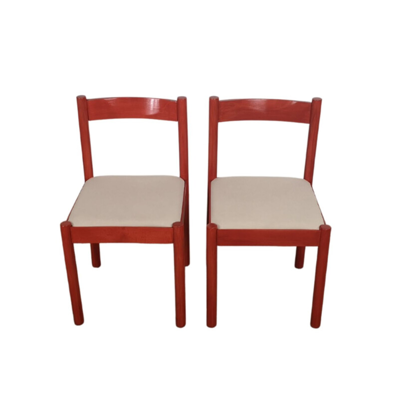 Paar Vintage-Stühle von Jadran Tmn Zagreb