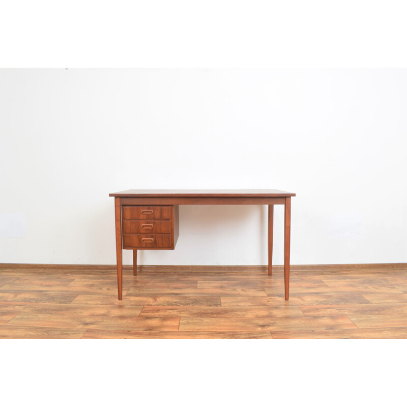 Mid-century Danish teak desk, 1960s