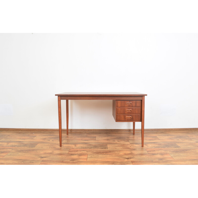 Mid-century Danish teak desk, 1960s