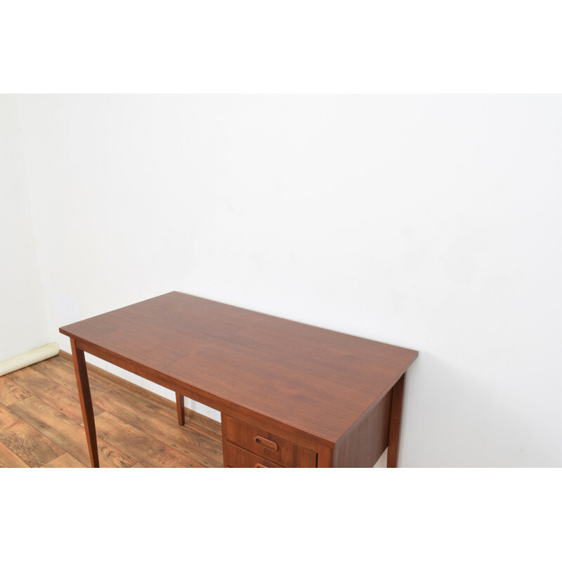 Mid-century Danish teak desk, 1960s