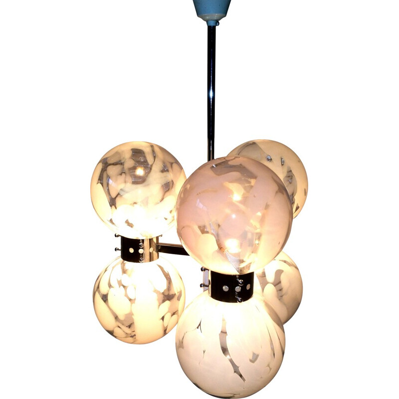 Mazegga chandelier in Murano glass, Carlo NASON - 1970s