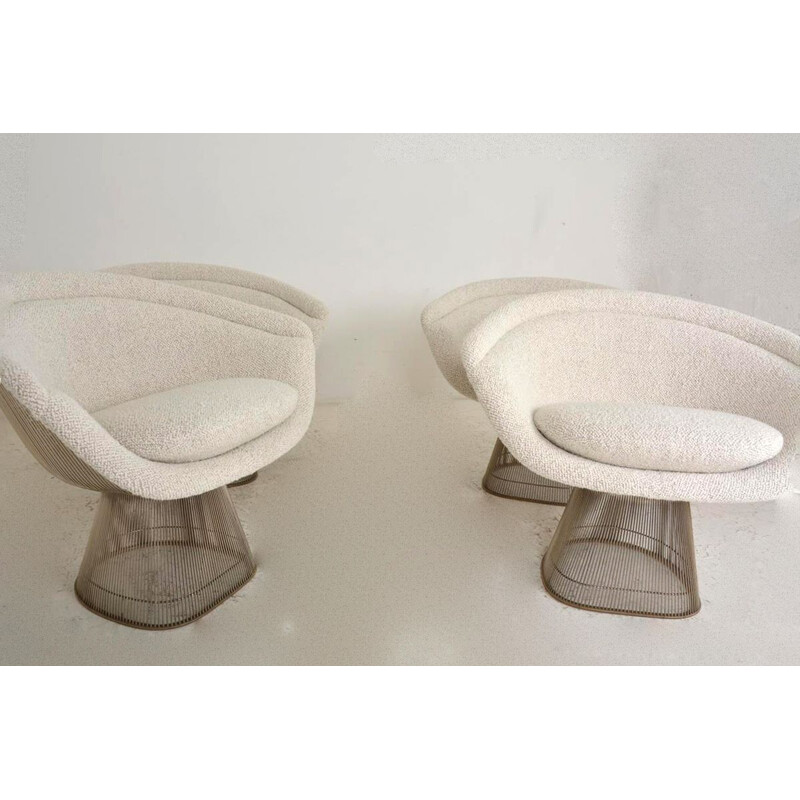 Ensemble de 4 fauteuils vintage par Warren Platner pour Knoll, 1960