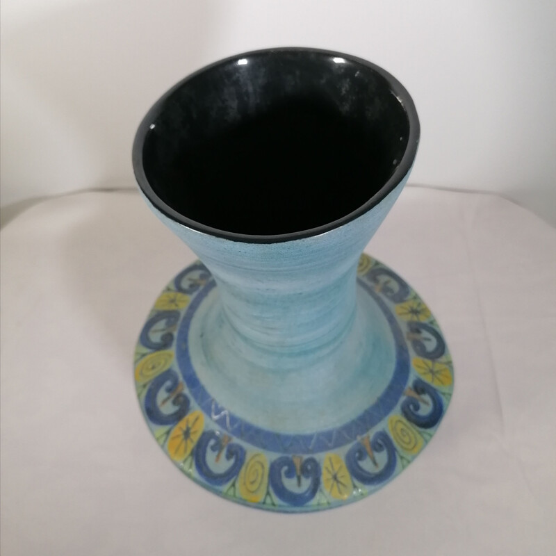 Vaso de cerâmica assimétrica vintage 860 de Jean de Lespinasse, 1960